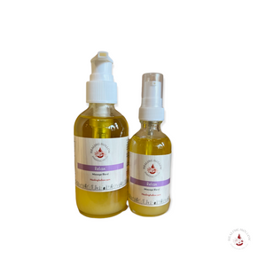 Natural massage oil with essential oil