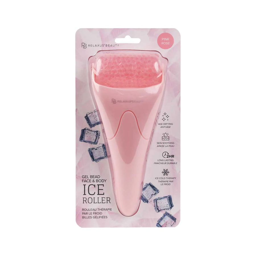 Pink Gel Bead Face & Body Ice Roller