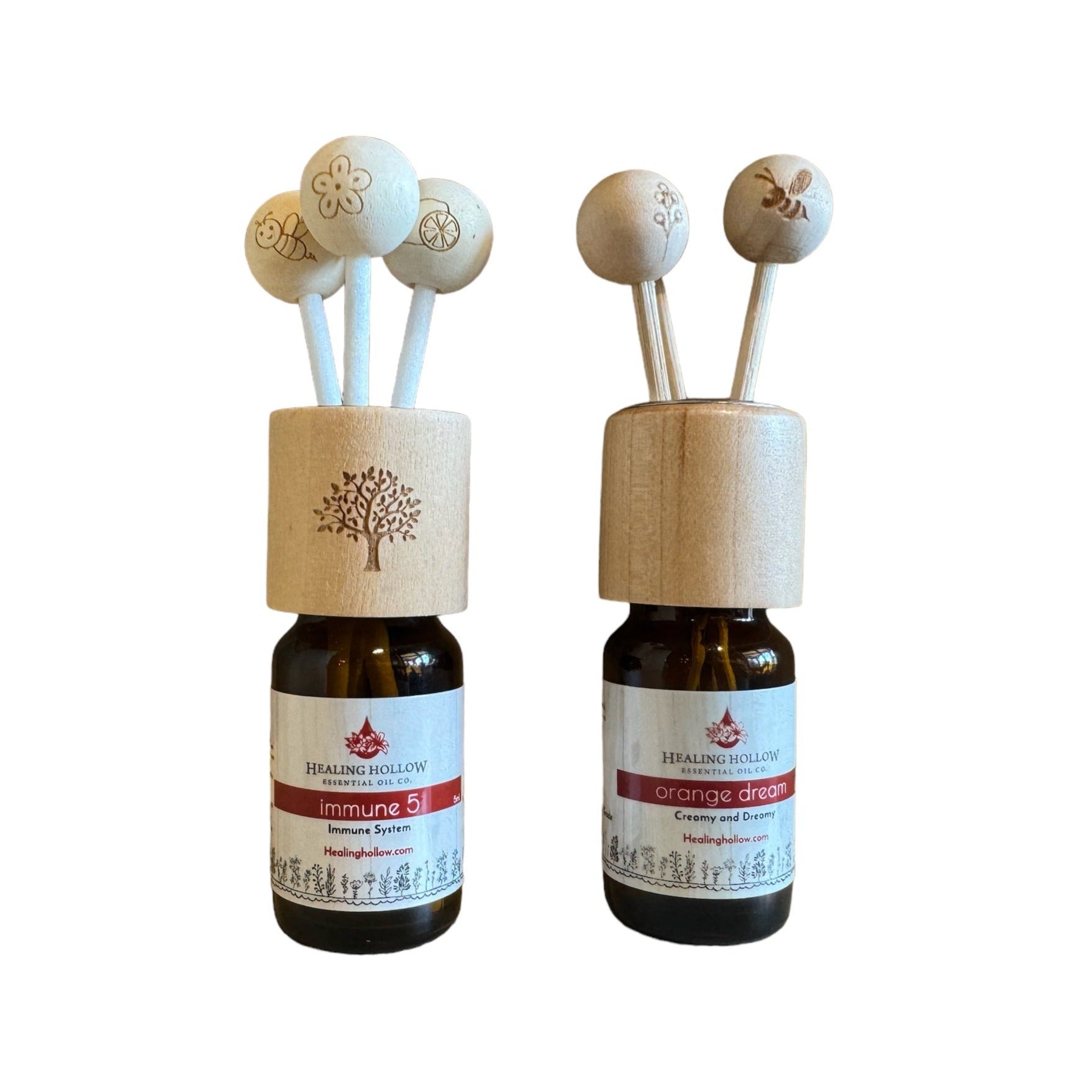 Mini Bottle Reed Diffuser - Healing Hollow Essential Oil Co.