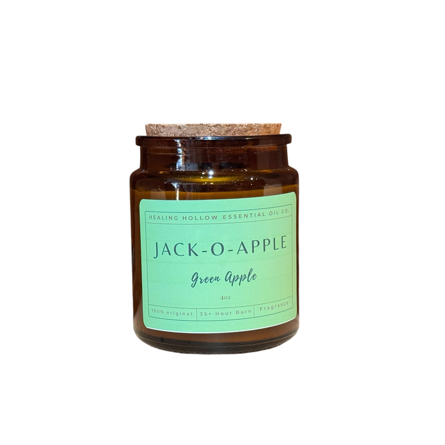 Jack-O-Apple Candle