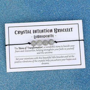 Crystal Intention Bracelets