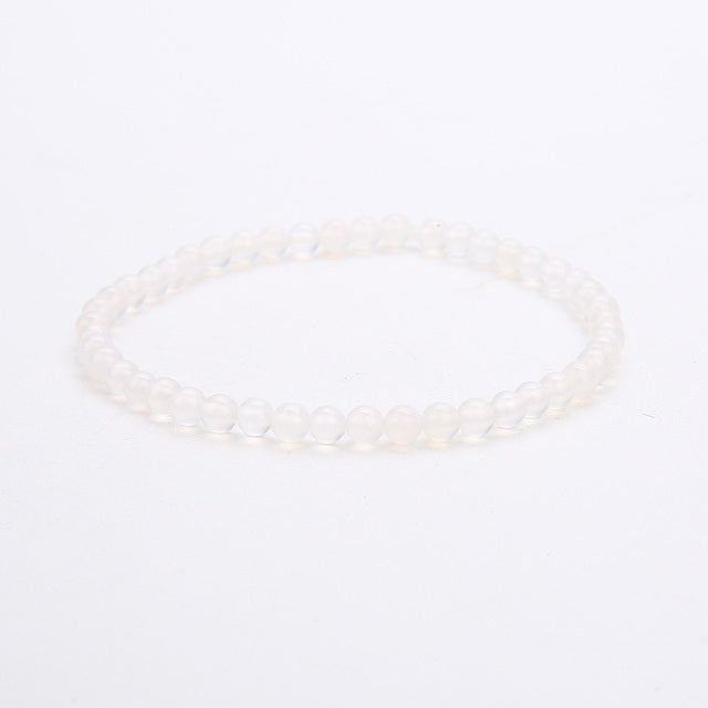tiny amethyst gemstone bracelet 