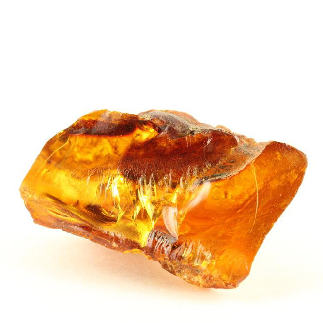 rare fossilized amber oil. often used as a perfume