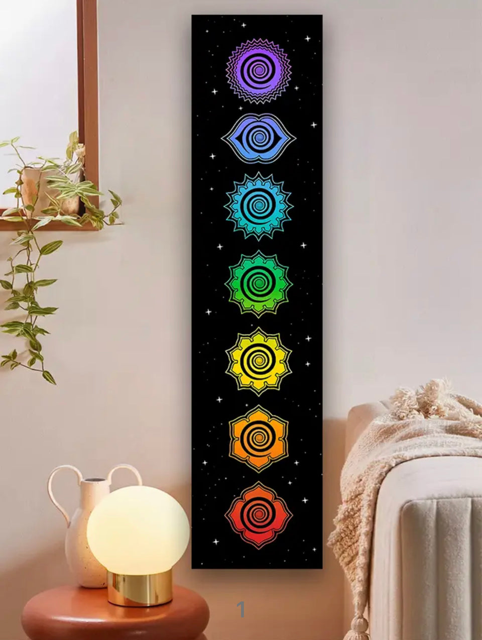 moon phase tapestry, perfect to fill a blank wall
