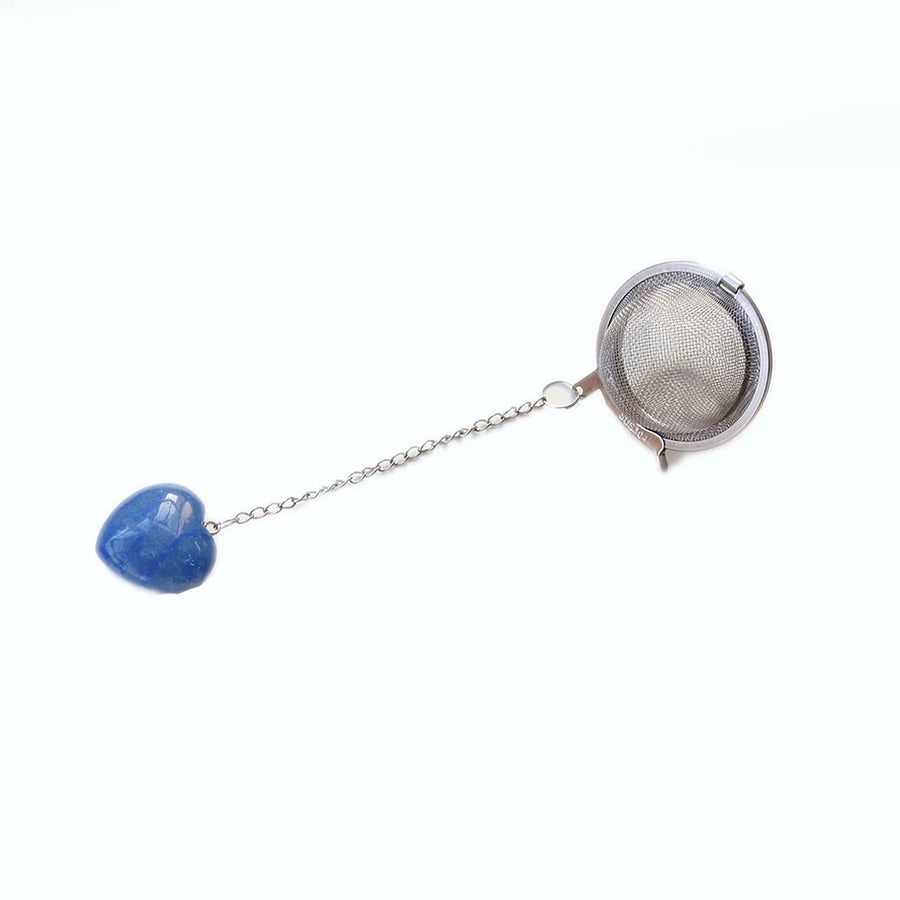 tea strainers with crystal hearts