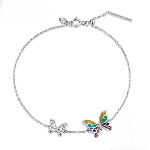 butterfly duo bracelet 925