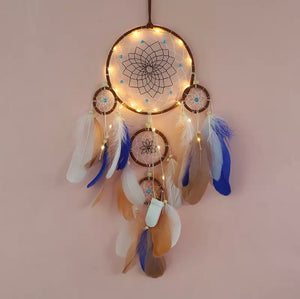 multicolor dream catcher with lights 