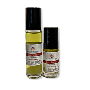 roll on essential oil blend used to reduce pollen and air-born allergies as well as congestion