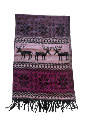 purple deer  nepali blanket