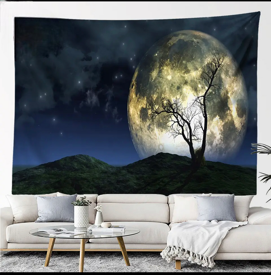 moon phase tapestry