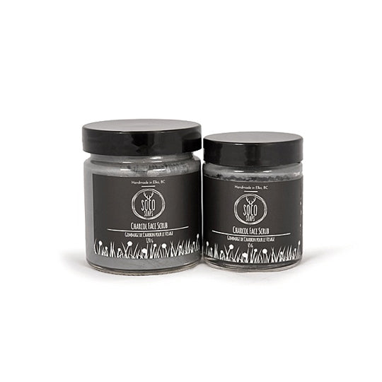 kaolin clay and charcoal face scrub