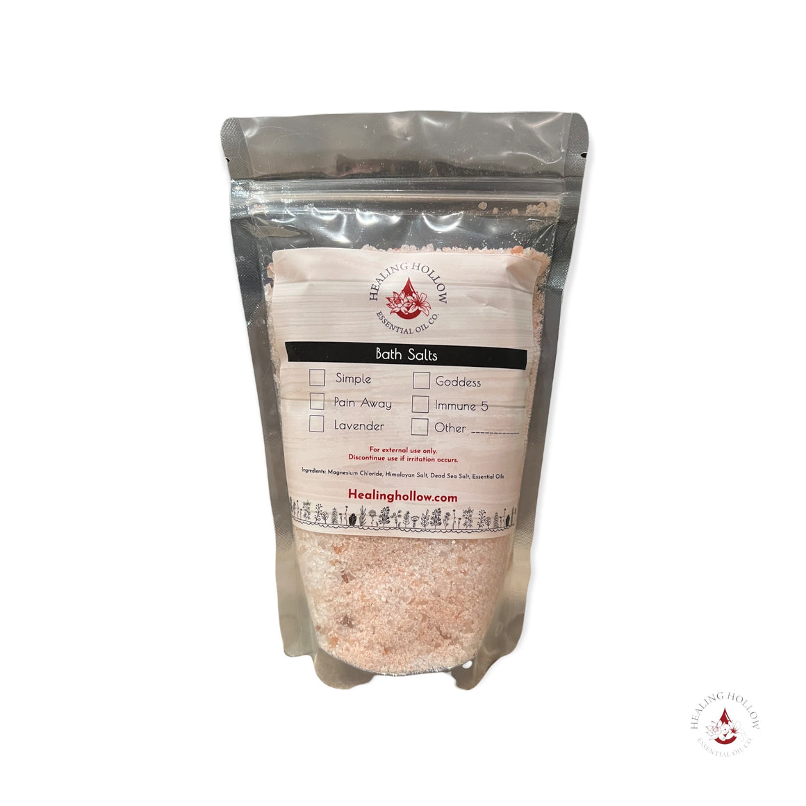 Himalayan, solar , dead sea and magnesium mix bath salts 