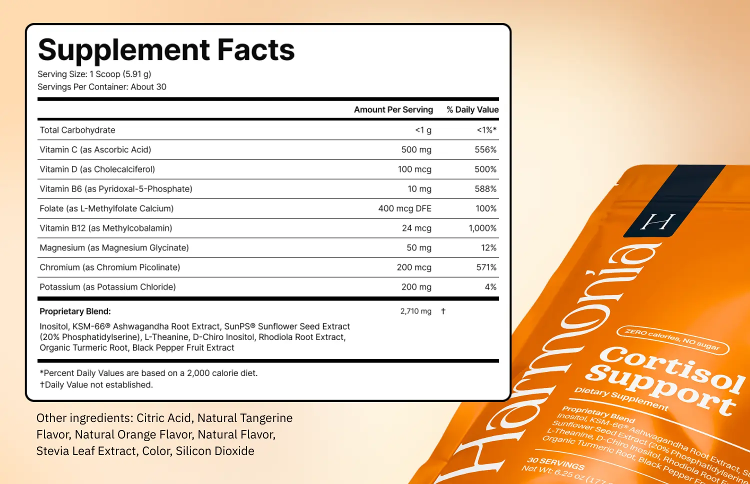 Harmonia Cortisol Support Ingredients