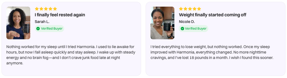 Harmonia Night Recovery Customer reviews