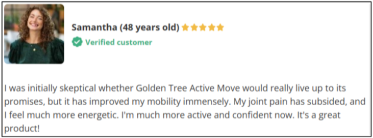 Active Move Joint Health Customer Review