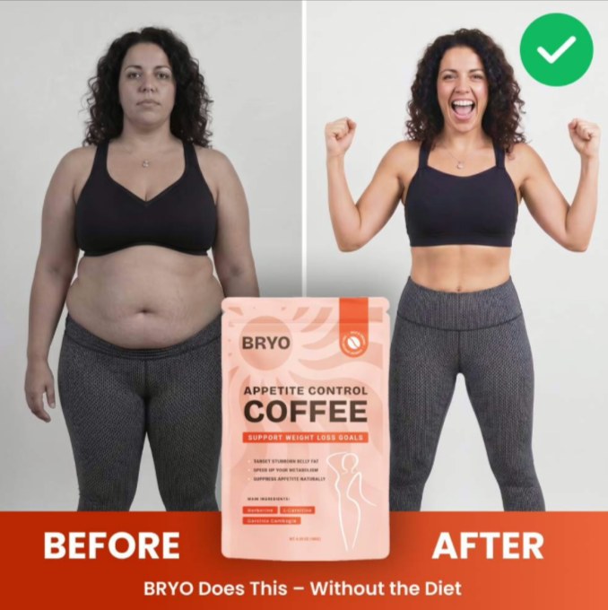 Bryo Appetite Control Coffee Before After