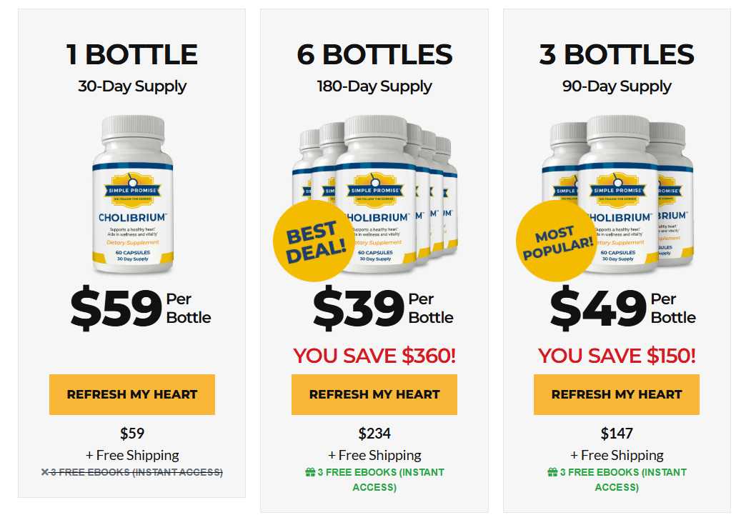 Cholibrium Pricing